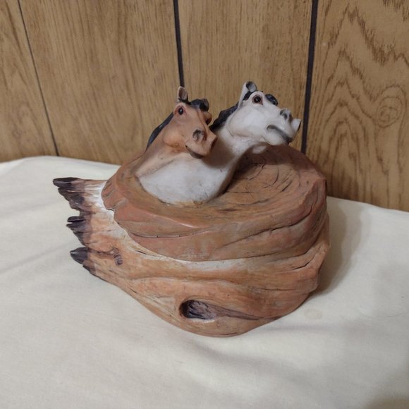 6 pcs Vintage Jewelry Horse Saddle Cowboy Hat Jewelry & Ring Holders Keepers - Picture 11 of 12